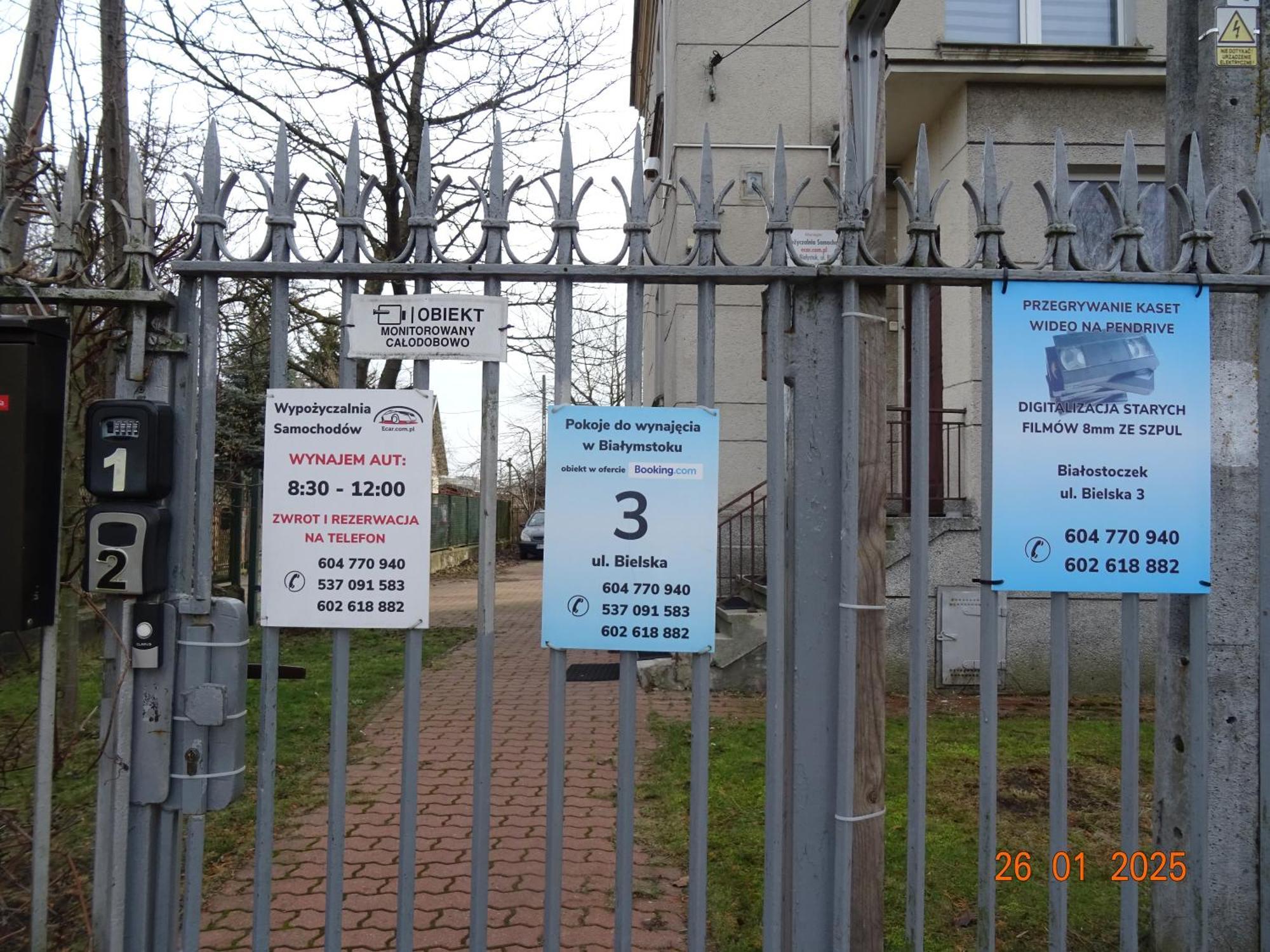 Pokoje Do Wynajecia W Centrum Bialegostoku Białystok Kültér fotó